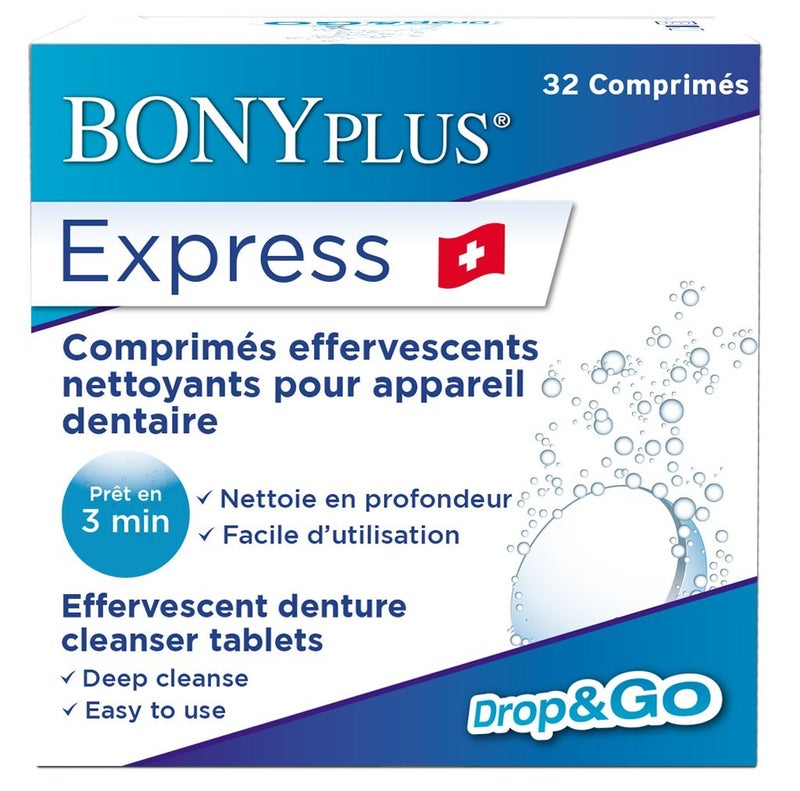 Professional Denture Cleanser ~ 32 Daily Use Cleaning Tablets